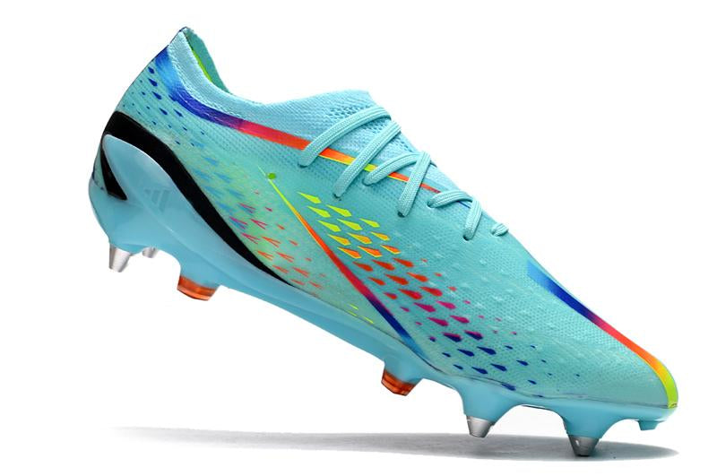 Chuteira Adidas X Speed portal SG Campo - Azul