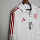 Corta-vento Manchester United Adidas - Branco